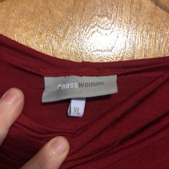 Nass Woman, Ladies, Blouse, Top, Size XL, Red - Picture 3 of 5